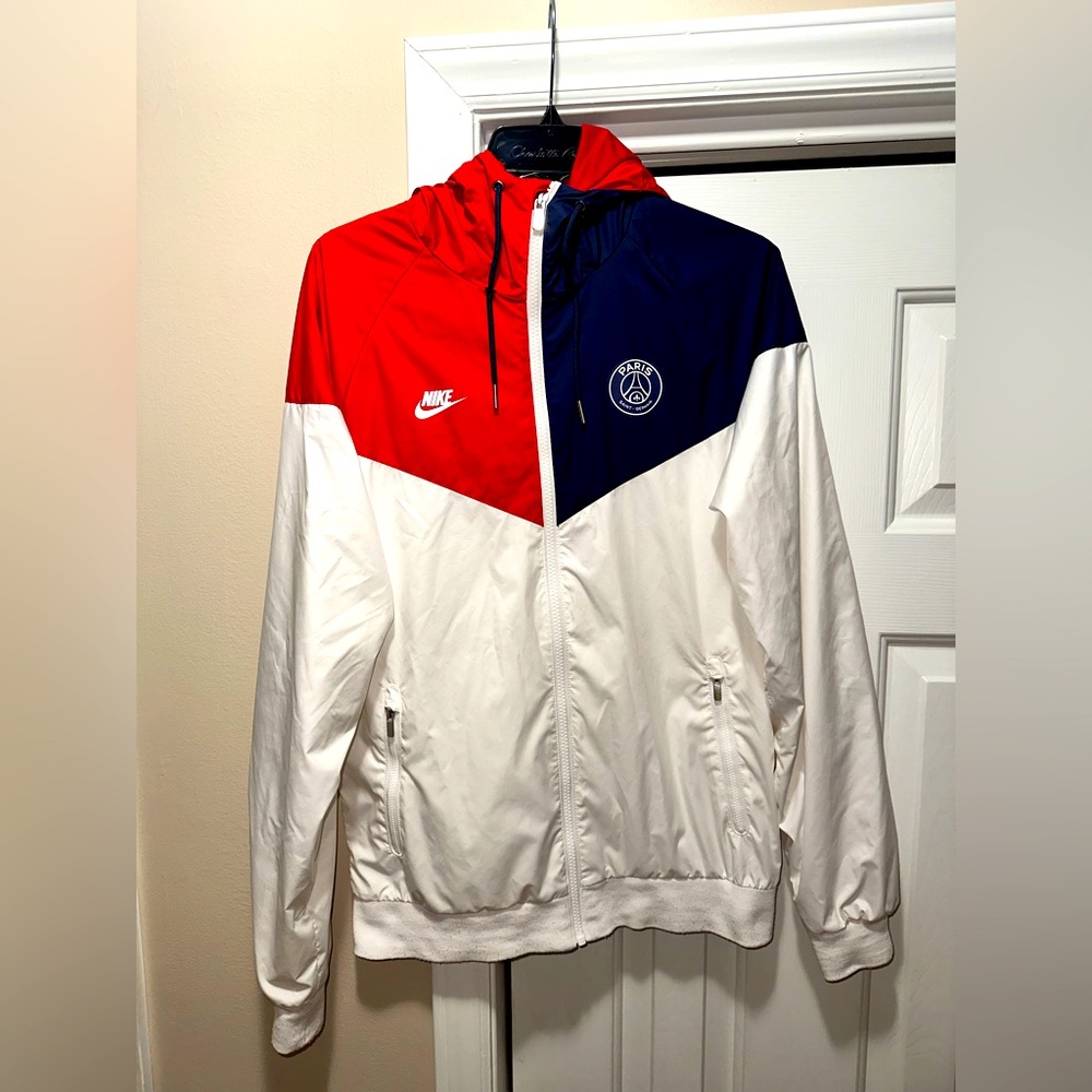 PSG rain jacket, size mens Small. In excellent condition
